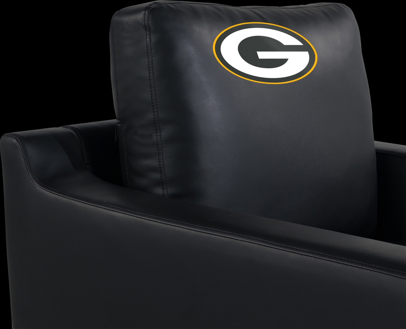 Green Bay Packers Black Accent Chair - Thumbnail - Image 5