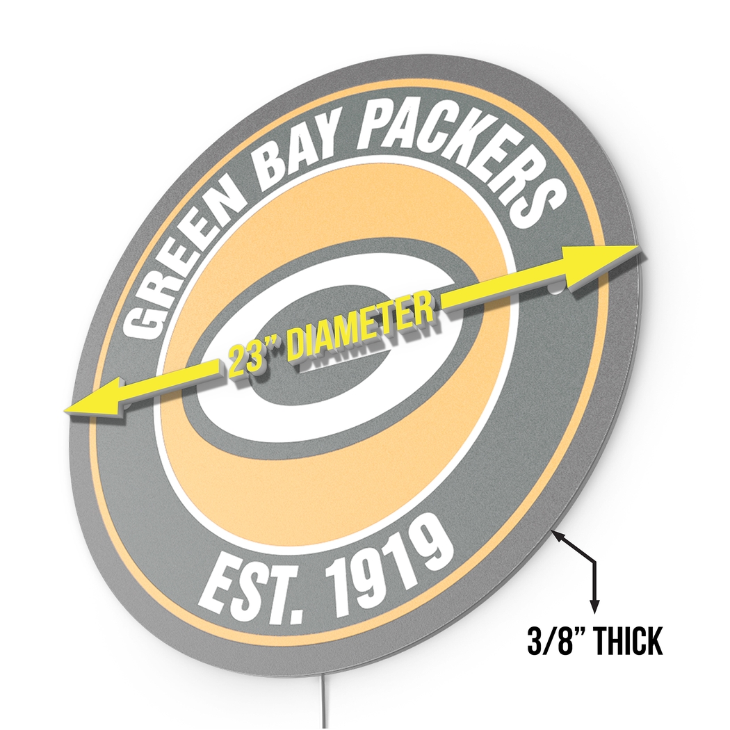 Green Bay Packers LED Wall Decor - Thumbnail - Image 7