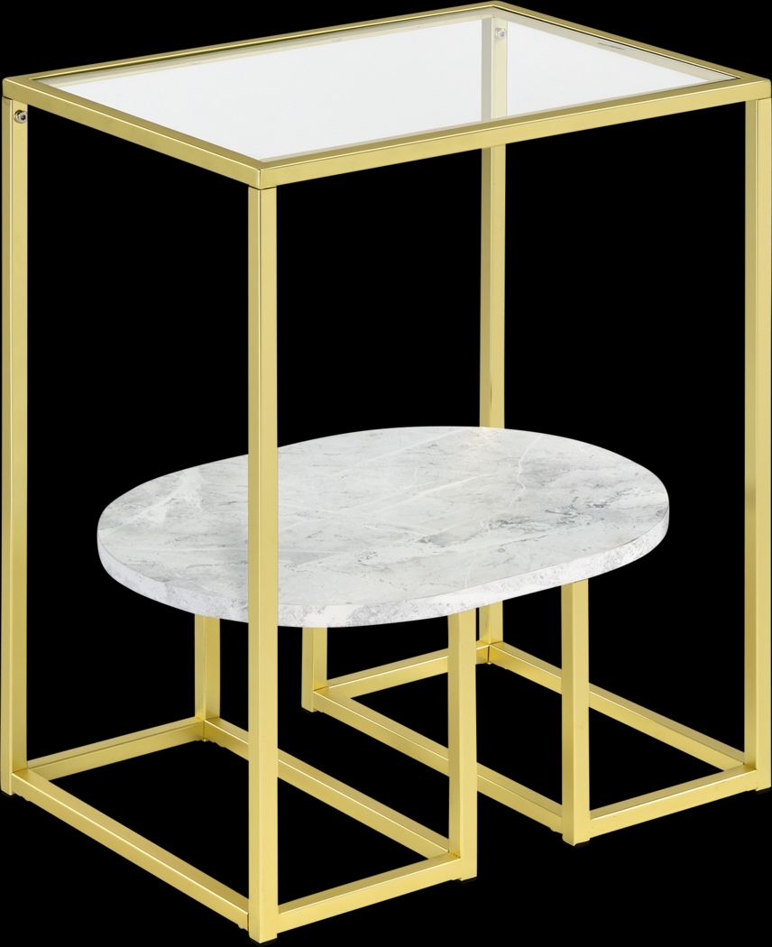 Greencastle Gold End Table - Thumbnail - Image 1