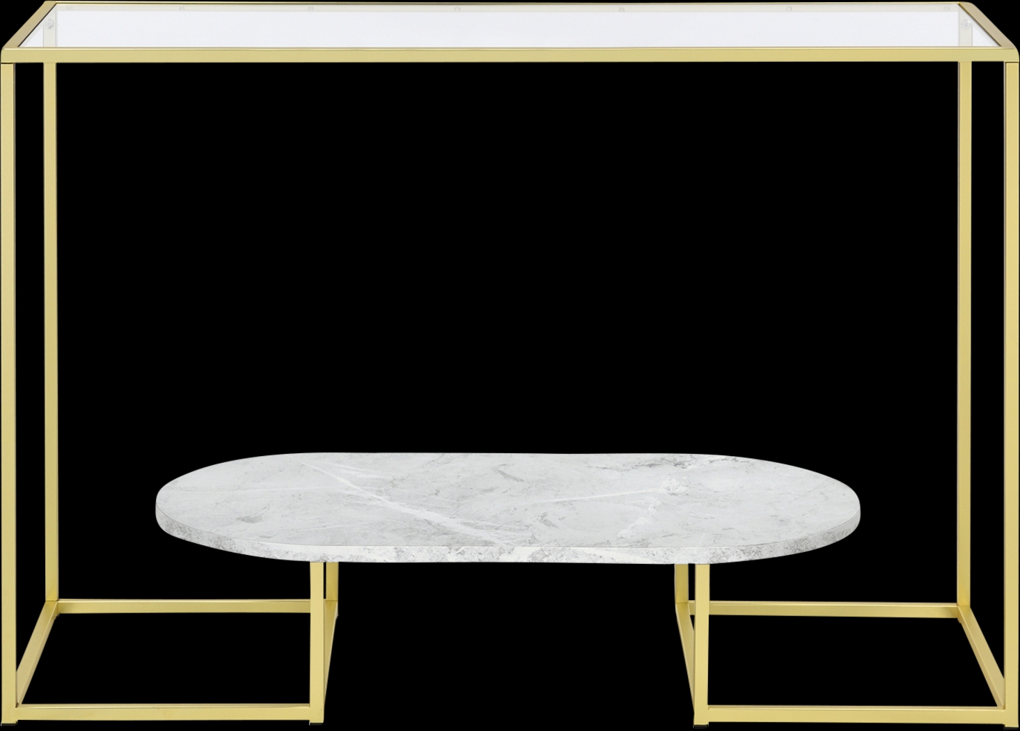 Greencastle Gold Sofa Table - Thumbnail - Image 2