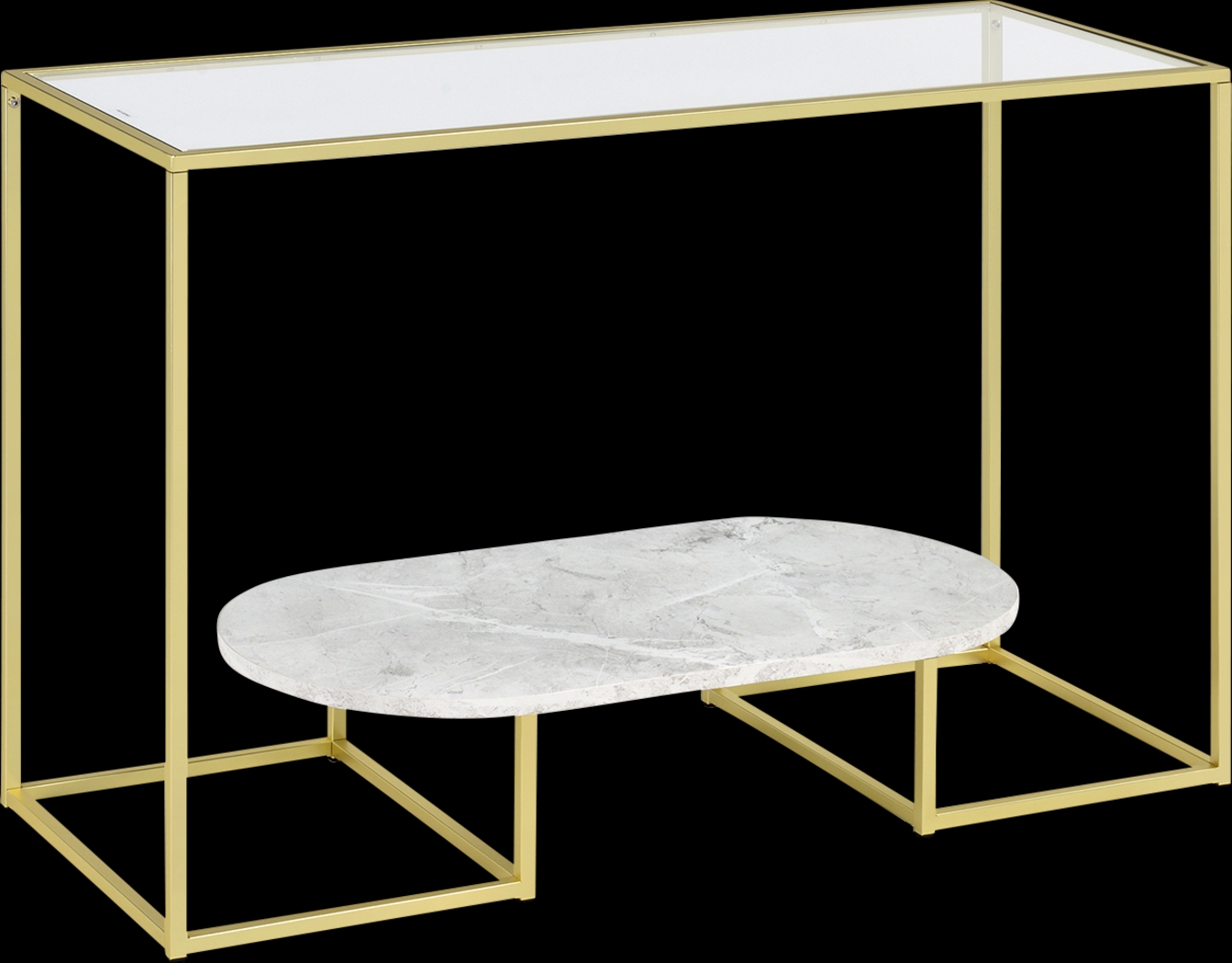 Greencastle Gold Sofa Table - Thumbnail - Image 1