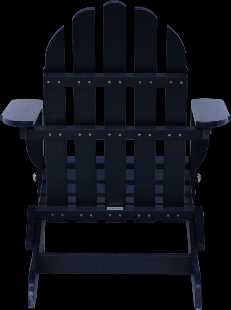 Greenport Vibrant Navy Outdoor Adirondack Chair - Thumbnail - Image 5