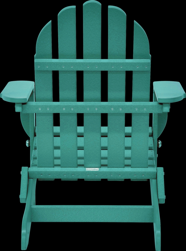 Greenport Vibrant Teal Outdoor Adirondack Chair - Thumbnail - Image 8