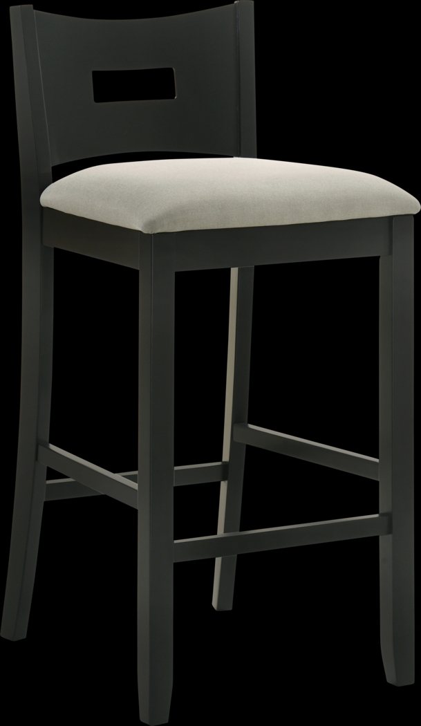 Greensys I Black and Beige Barstool - Thumbnail - Image 1