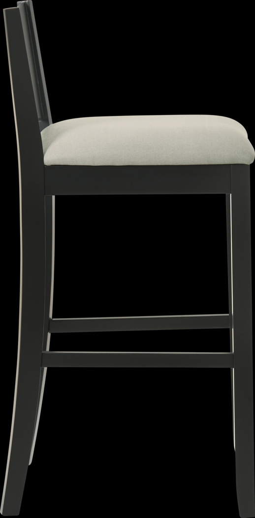 Greensys I Black and Beige Counter Height Stool - Thumbnail - Image 3