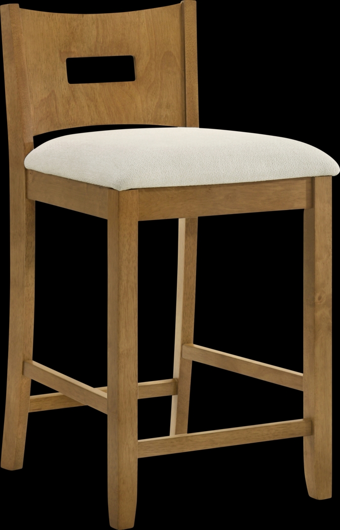 Greensys II Brown and Ivory Barstool - Thumbnail - Image 1
