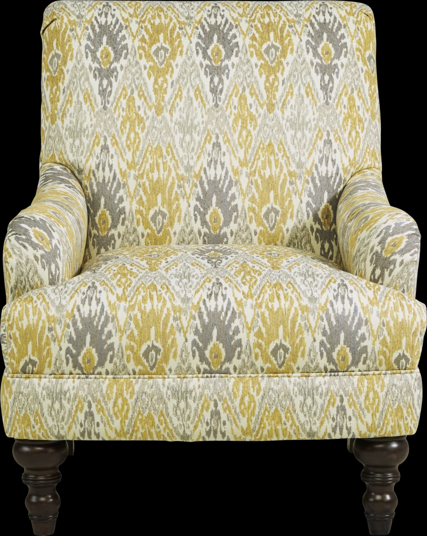 Cindy Crawford Home Greenwich Pointe Maize Accent Chair - Thumbnail - Image 2
