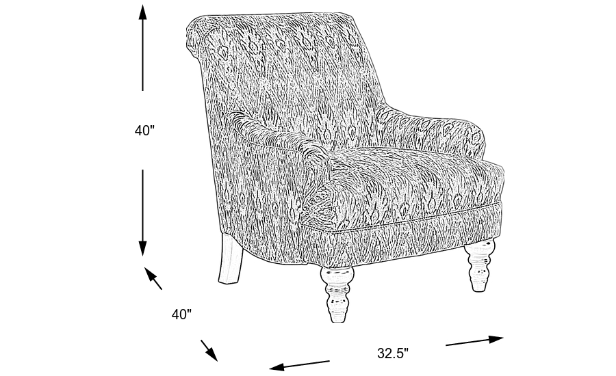 Dimension Image. Please refer to the Dimension Tab on this page for dimension details.