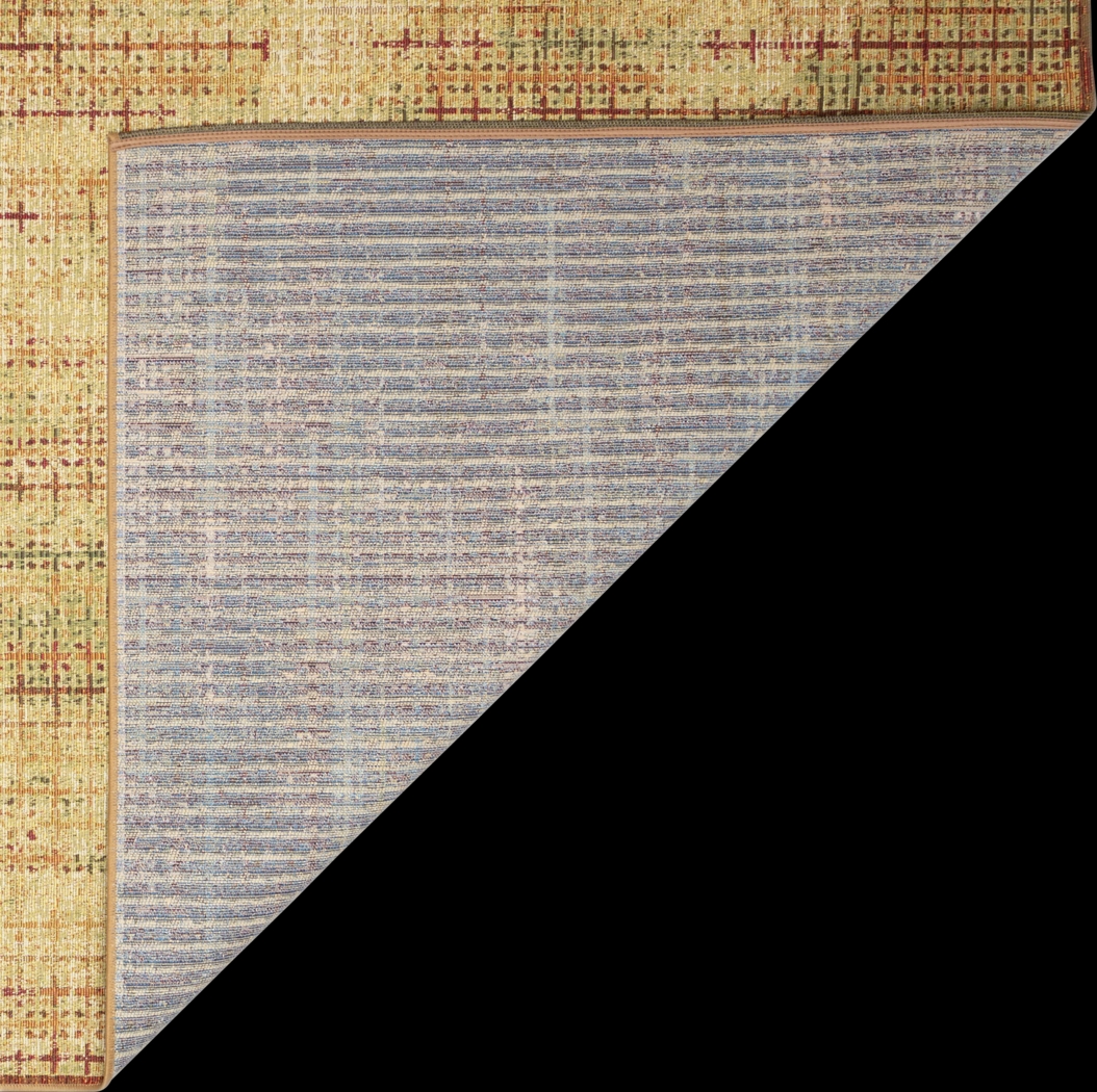 Greeta Gold 6'6 x 9'4 Indoor/Outdoor Rug - Thumbnail - Image 4