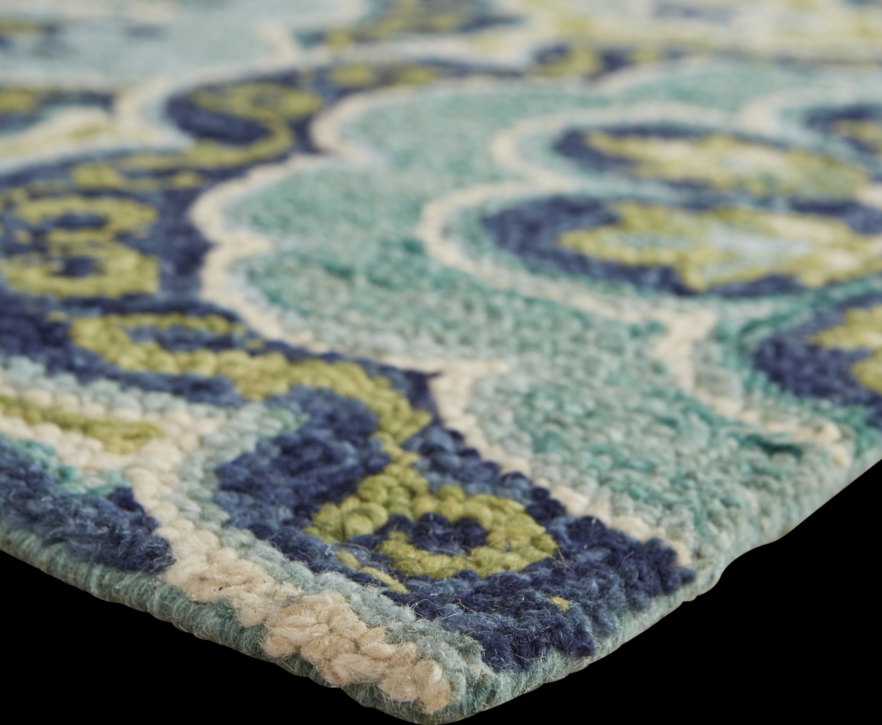 Greeva Blue 7'9 x 9'9 Rug - Thumbnail - Image 4