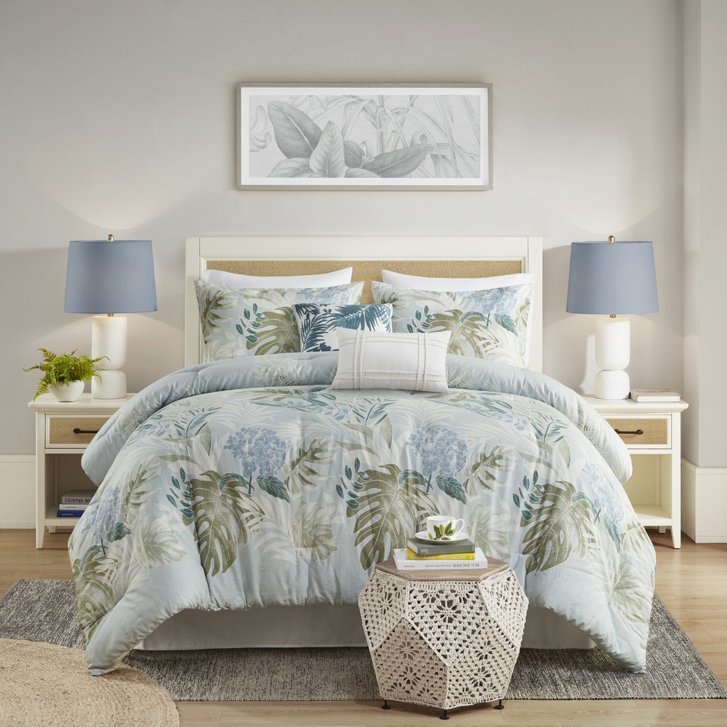 Greggtex Blue 6 Pc Queen Comforter Set - Thumbnail - Image 2