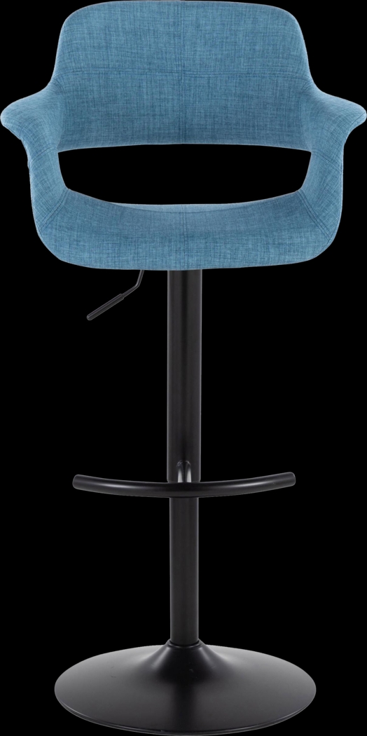Greinwich I Blue Adjustable Barstool, Set of 2 - Thumbnail - Image 6