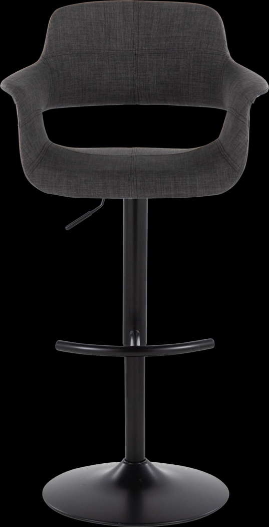 Greinwich I Charcoal Adjustable Barstool, Set of 2 - Thumbnail - Image 6