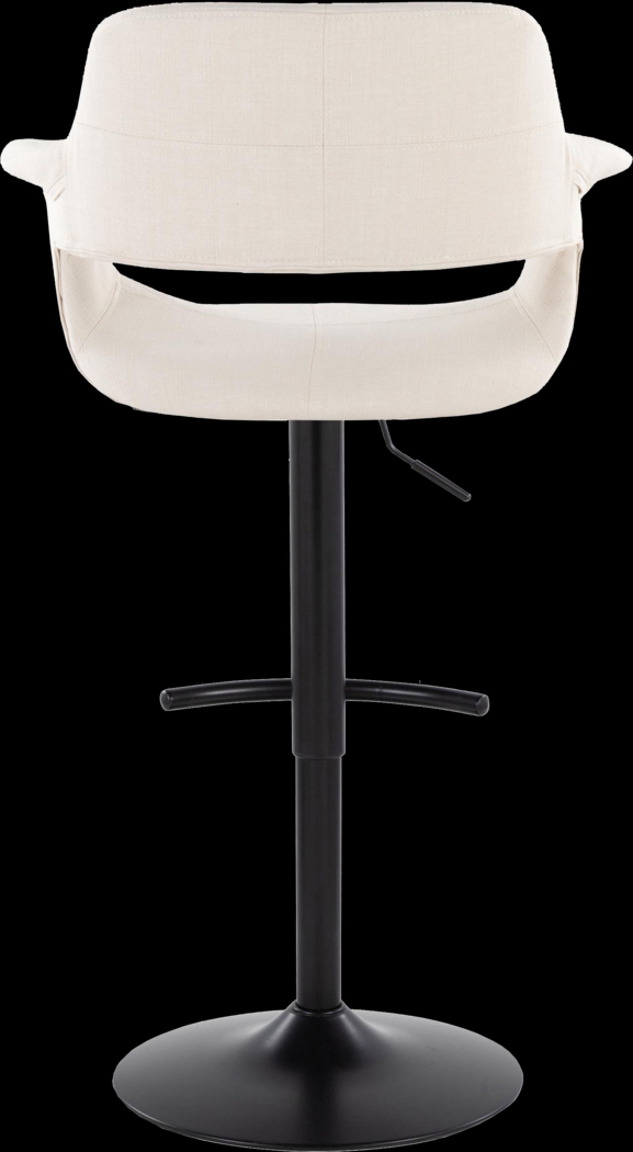 Greinwich I Cream Adjustable Barstool, Set of 2 - Thumbnail - Image 5