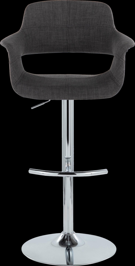 Greinwich II Charcoal Adjustable Barstool, Set of 2 - Thumbnail - Image 6