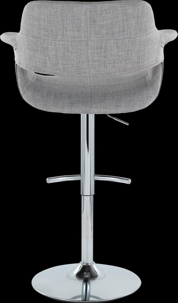 Greinwich II Gray Adjustable Barstool, Set of 2 - Thumbnail - Image 5