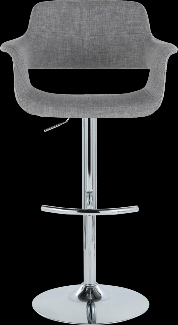 Greinwich II Gray Adjustable Barstool, Set of 2 - Thumbnail - Image 6