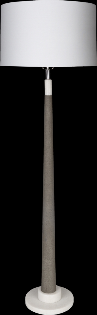 Grend Bay White Floor Lamp - Thumbnail - Image 1