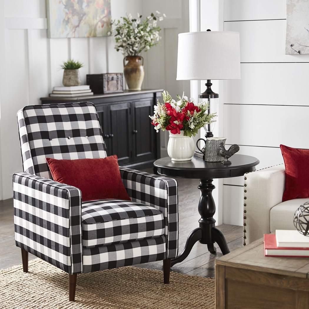 Grenger Black Accent Chair - Thumbnail - Image 6