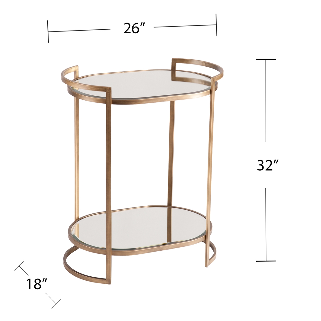 Grenoble Gold Bar Cart - Thumbnail - Image 5