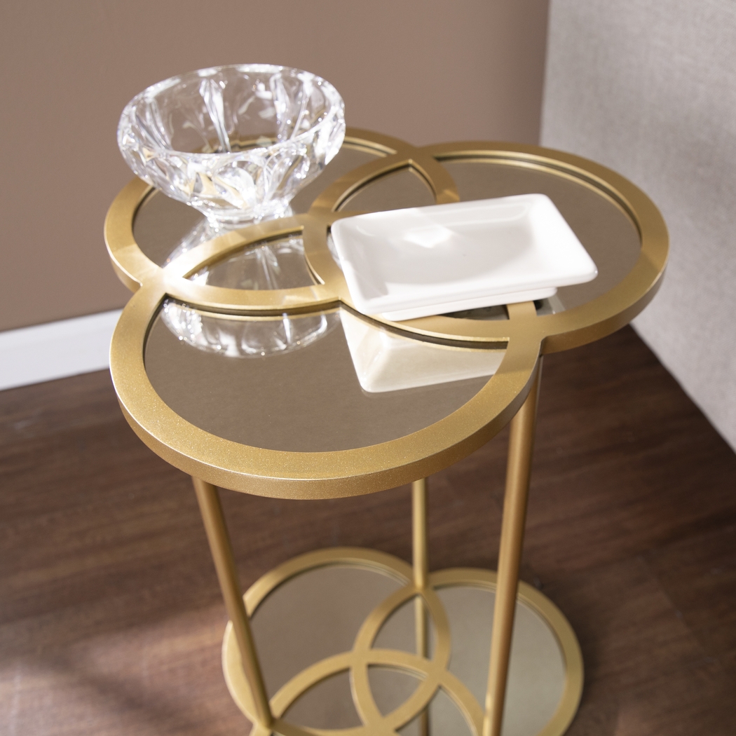 Grenwich Gold Accent Table - Thumbnail - Image 3