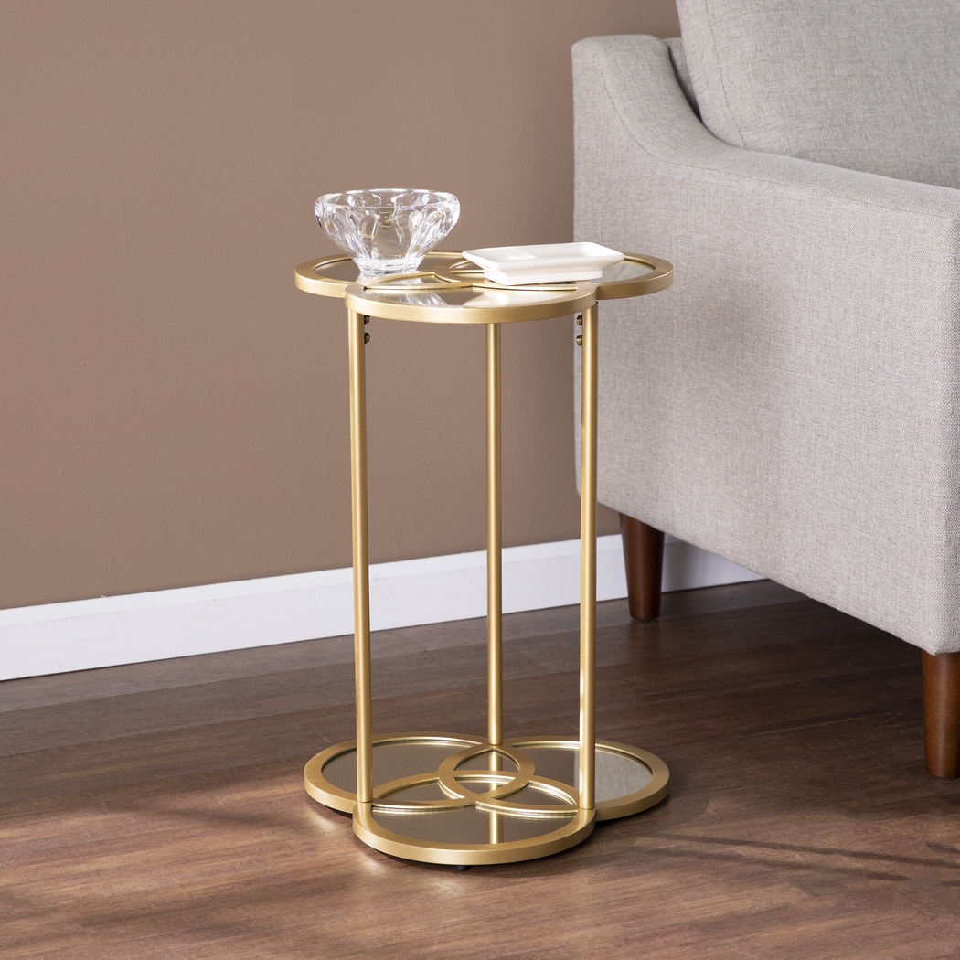Grenwich Gold Accent Table - Thumbnail - Image 4