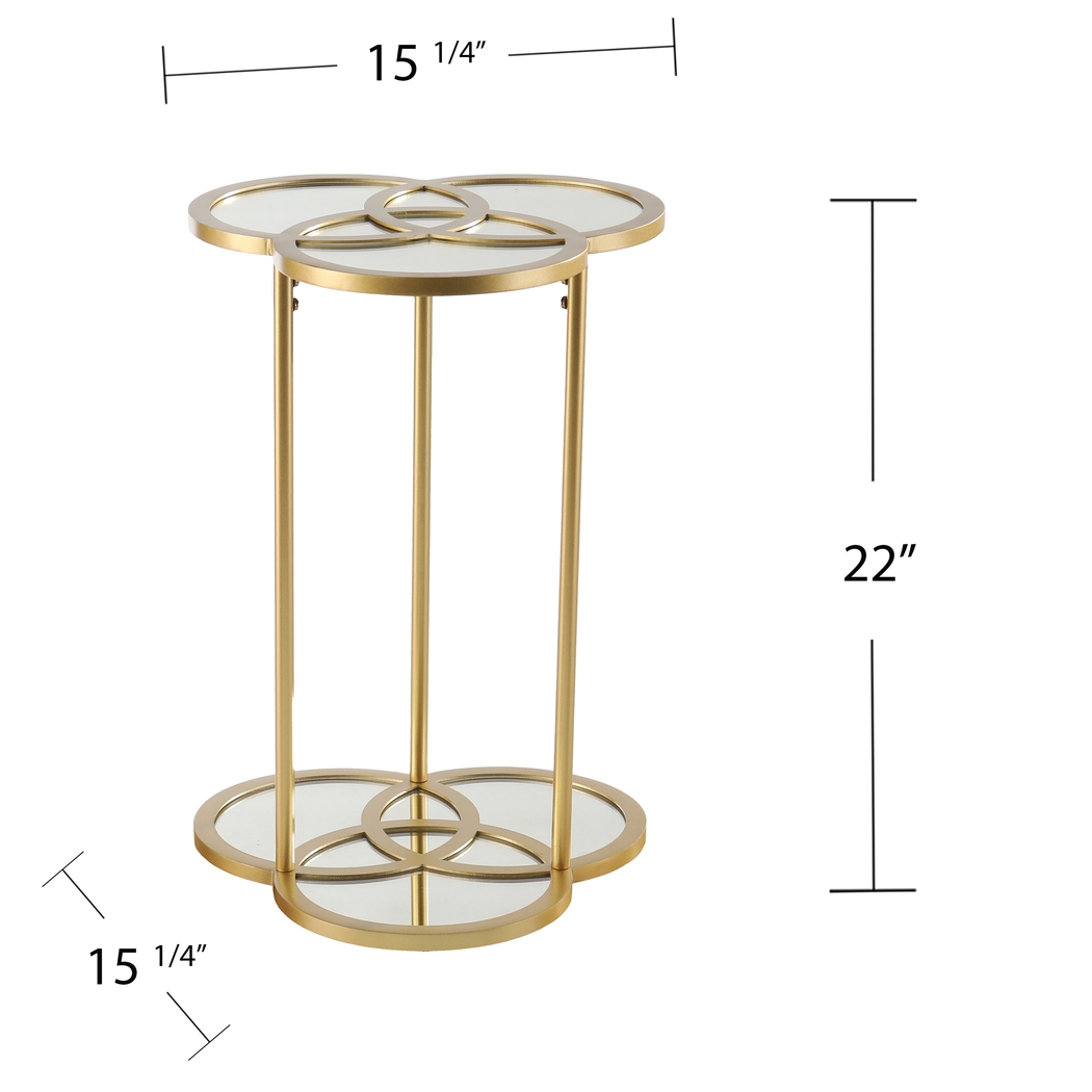 Grenwich Gold Accent Table - Thumbnail - Image 5