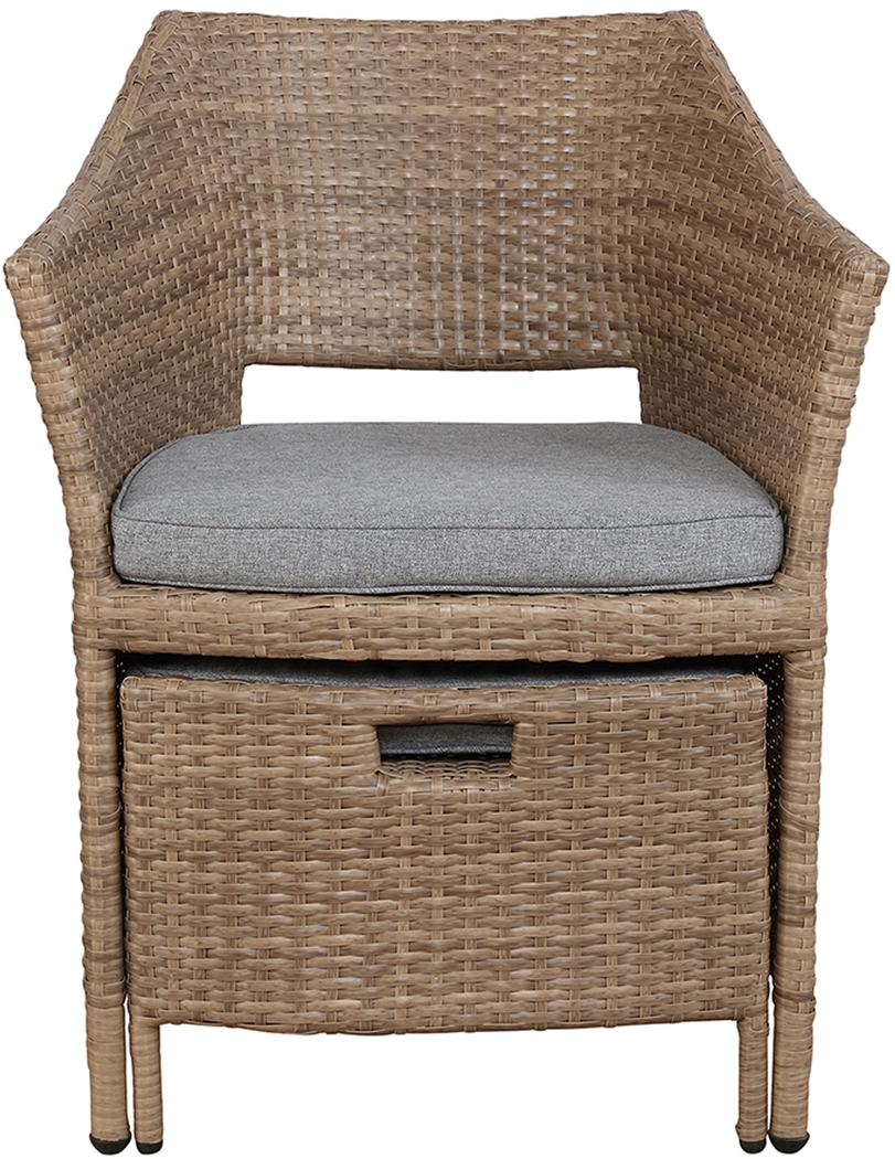 Gressom Brown 5 Pc Outdoor Seating Set - Thumbnail - Image 5