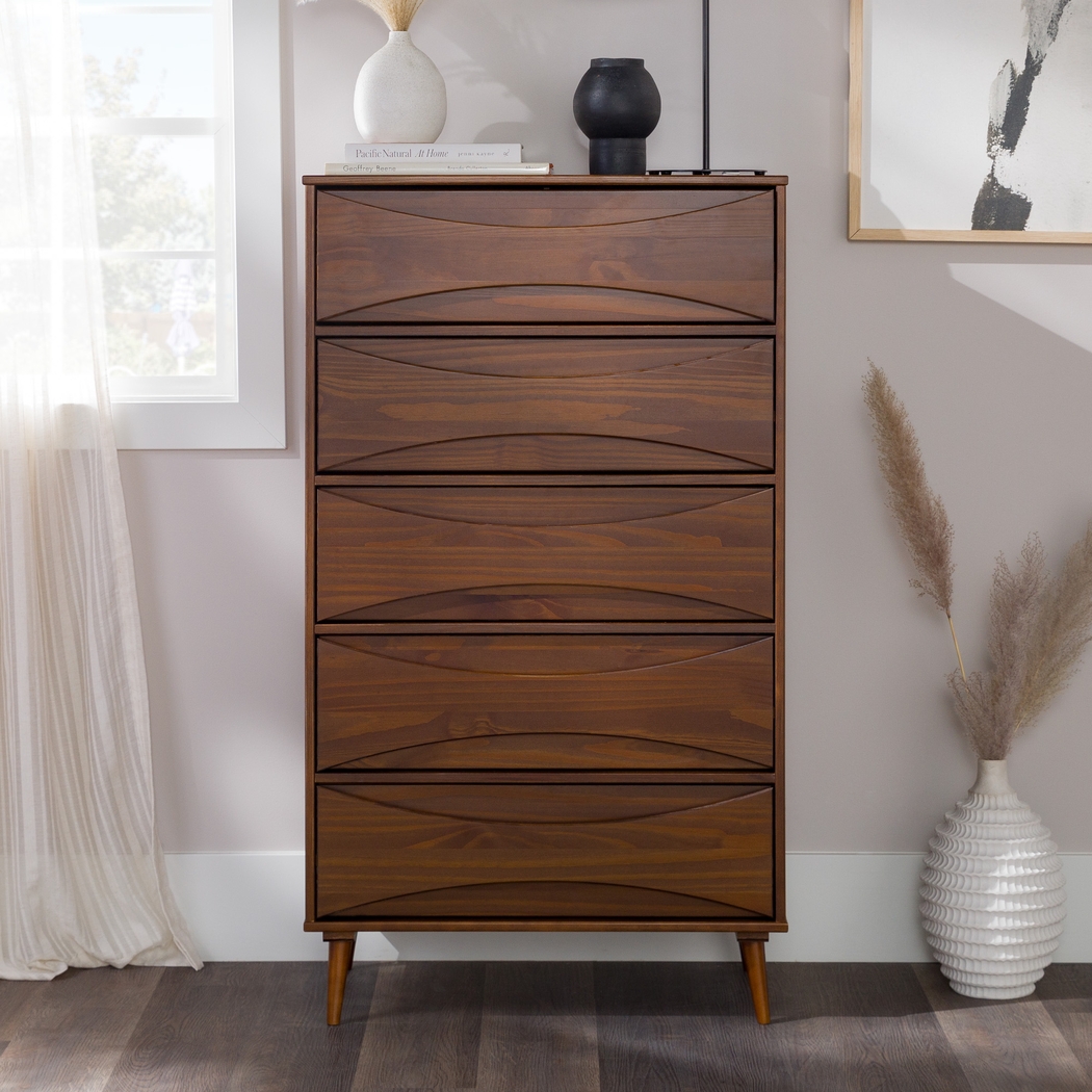 Grevilla Walnut Chest - Thumbnail - Image 2