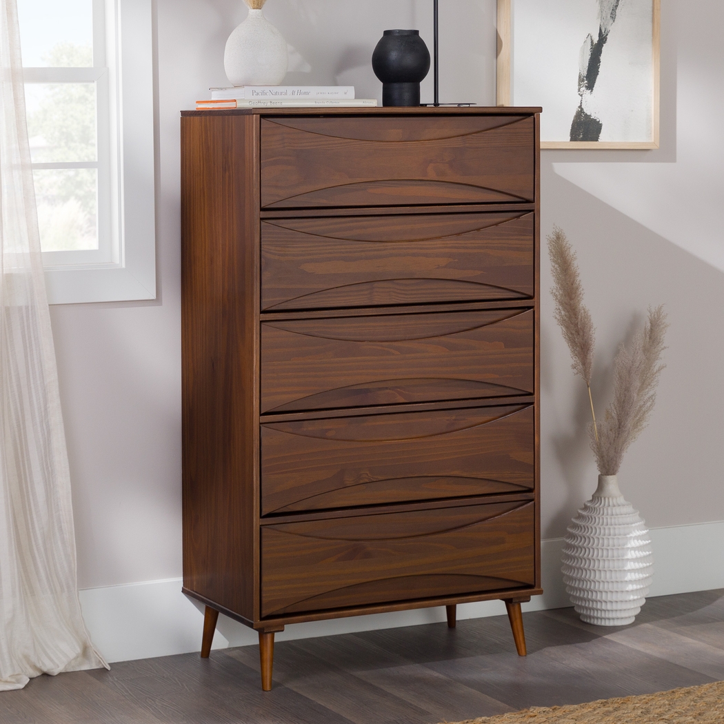 Grevilla Walnut Chest - Thumbnail - Image 3