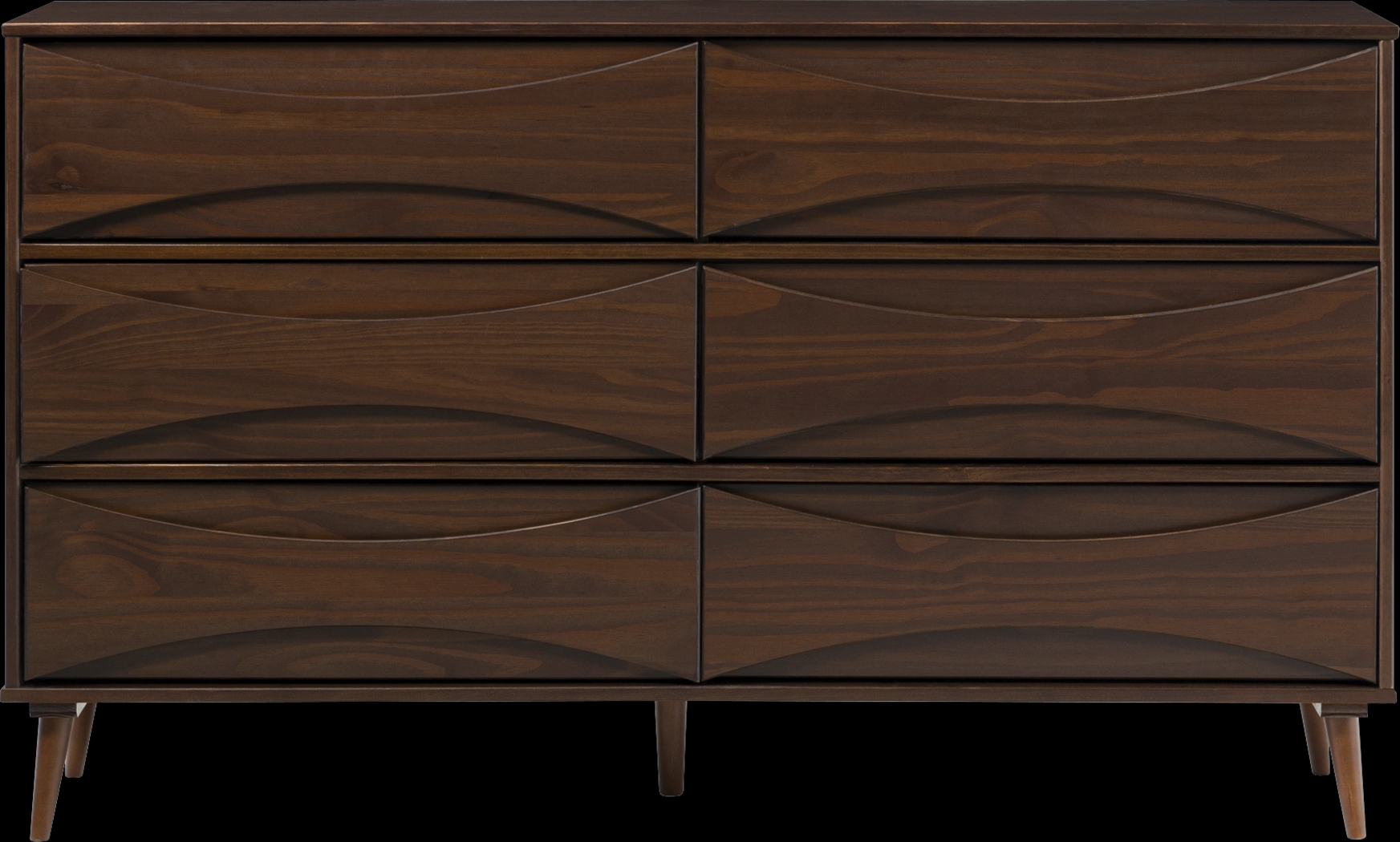 Grevilla Walnut Dresser - Thumbnail - Image 1