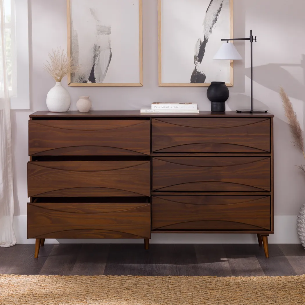 Grevilla Walnut Dresser - Thumbnail - Image 6