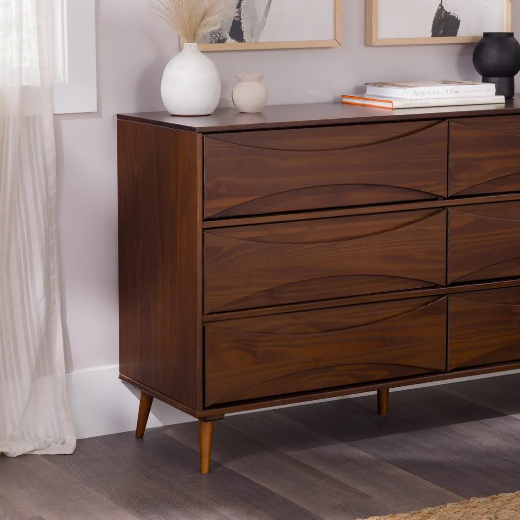 Grevilla Walnut Dresser - Thumbnail - Image 7