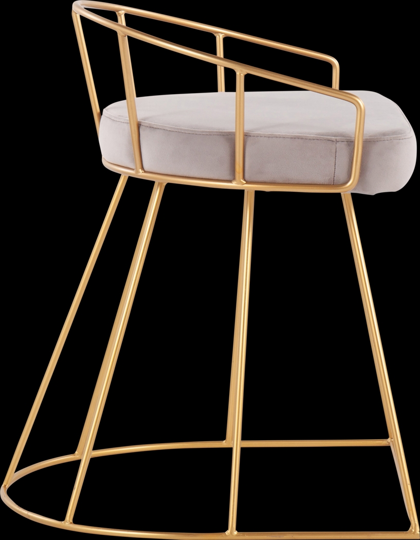 Grevillea Gray Vanity Stool - Thumbnail - Image 2