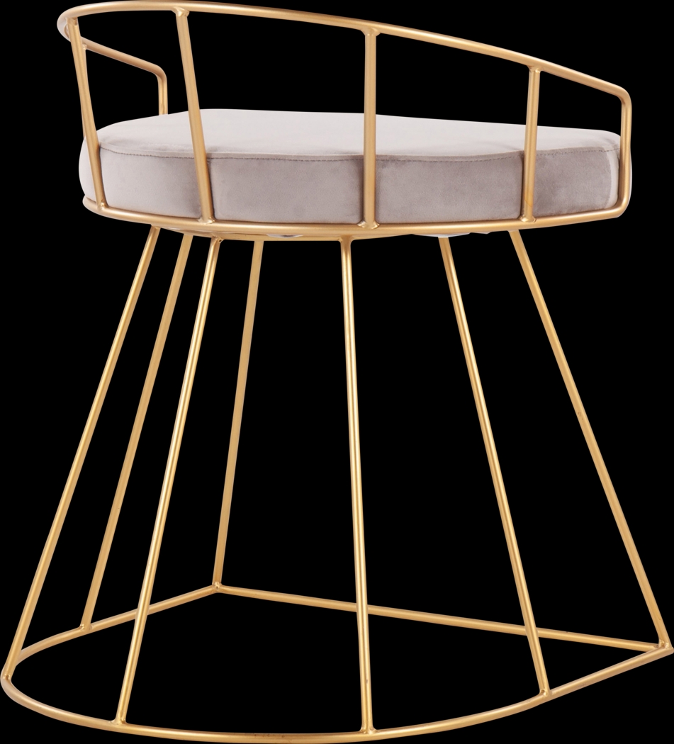 Grevillea Gray Vanity Stool - Thumbnail - Image 3