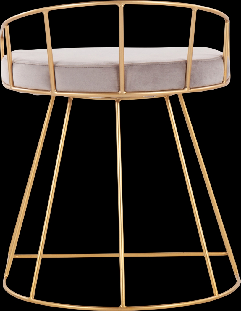 Grevillea Gray Vanity Stool - Thumbnail - Image 4