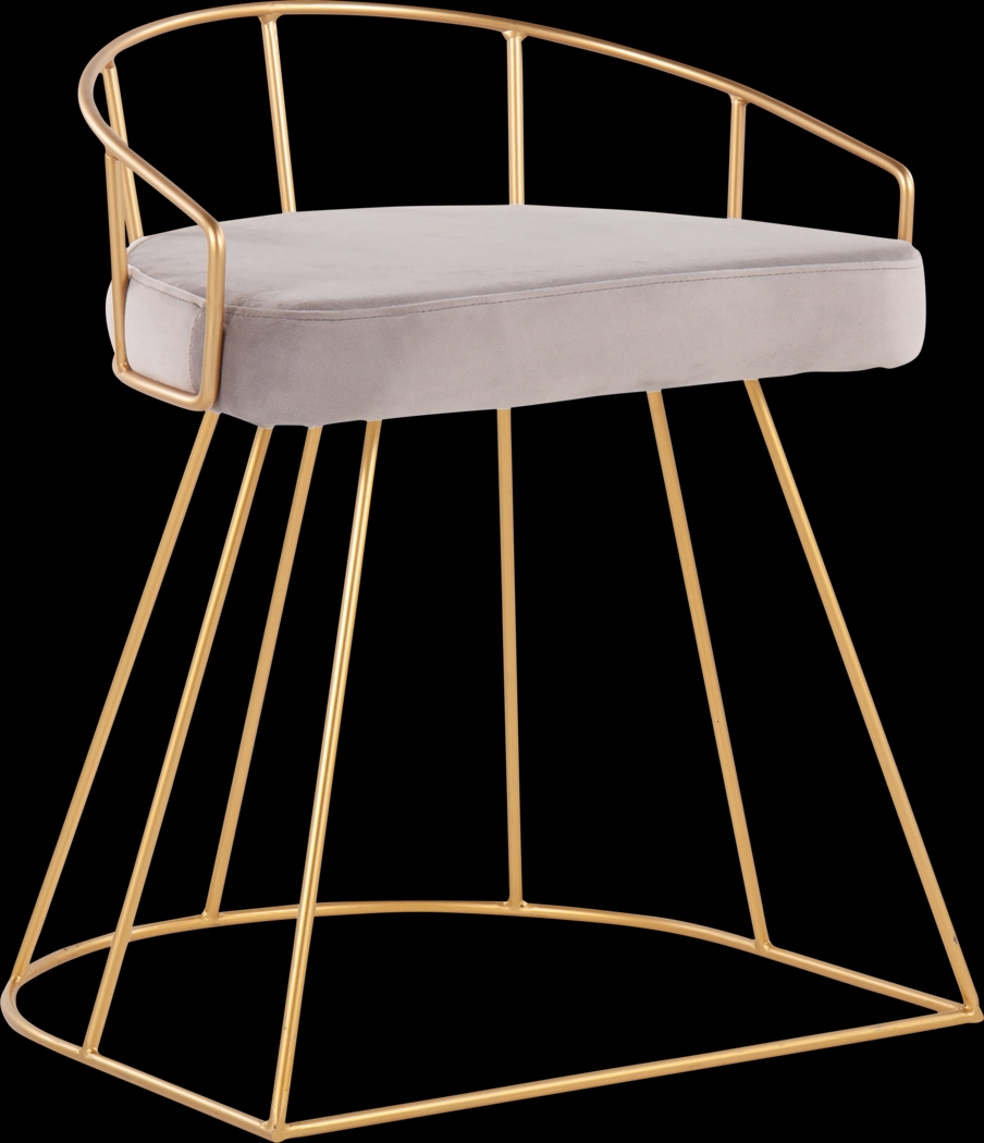 Grevillea Gray Vanity Stool - Thumbnail - Image 1