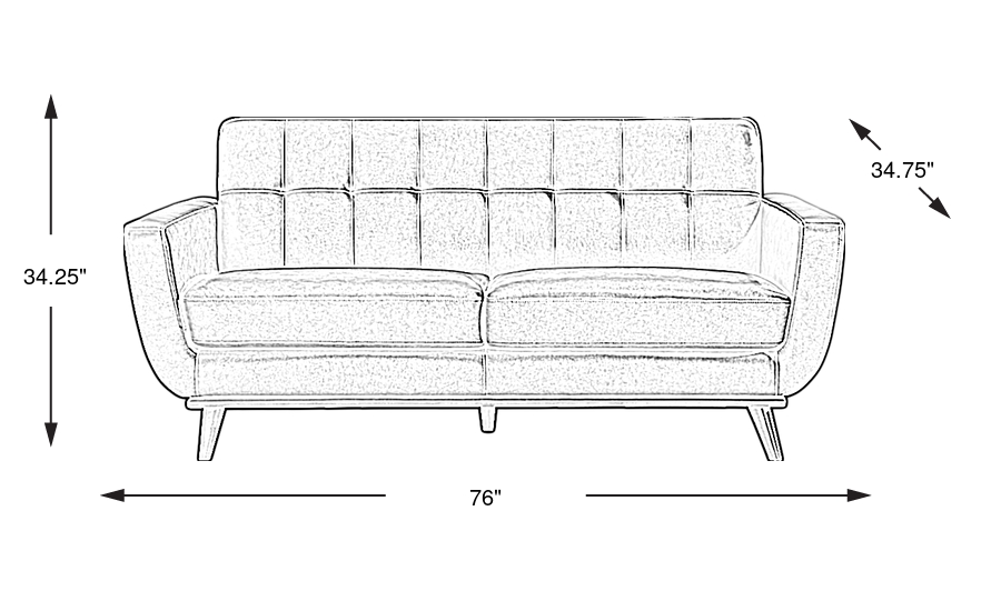 Dimension Image. Please refer to the Dimension Tab on this page for dimension details.