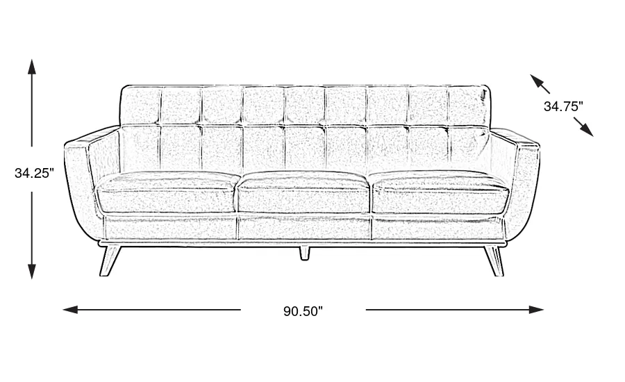 Dimension Image. Please refer to the Dimension Tab on this page for dimension details.