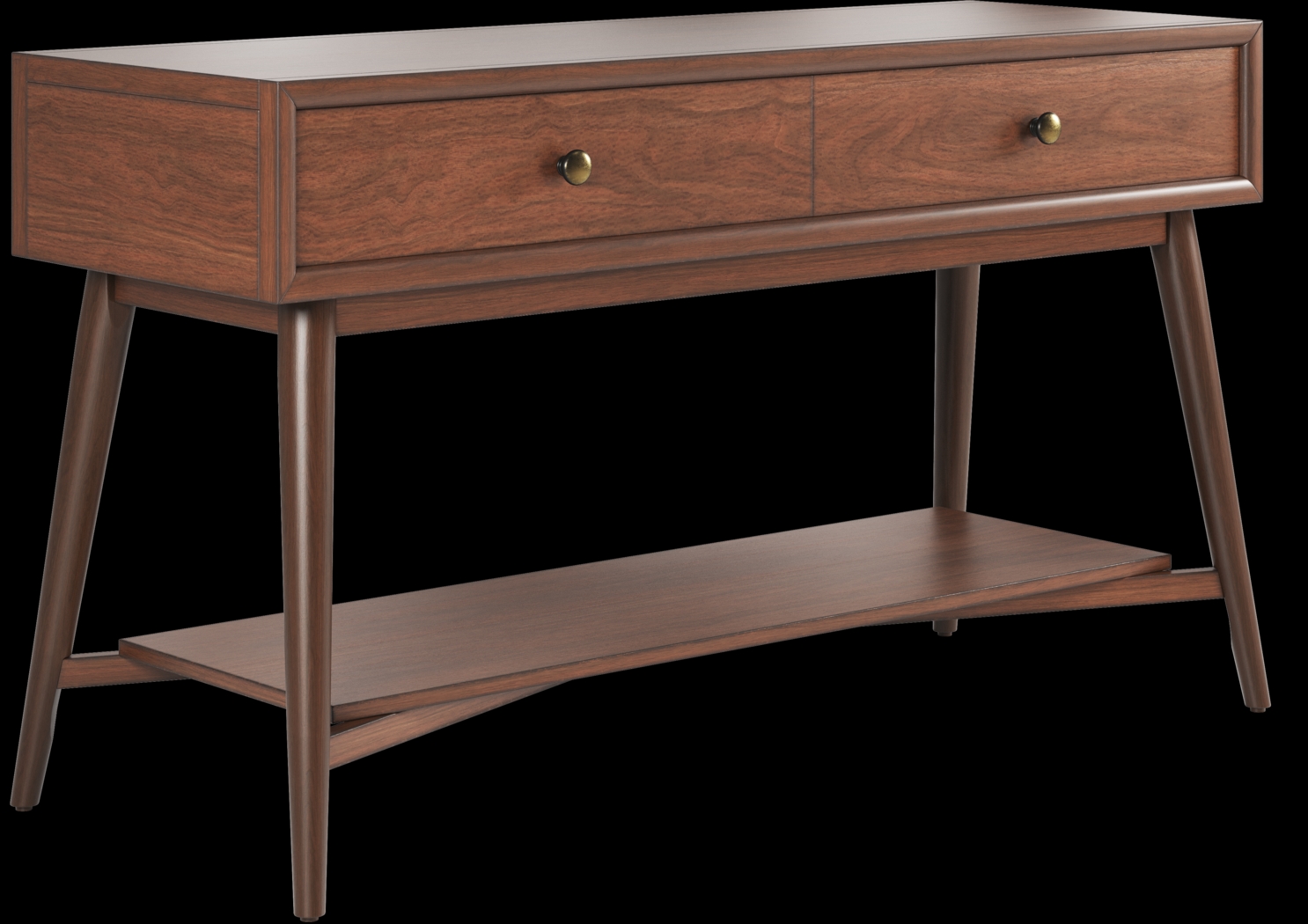 Greyson Brown Cherry Finish Sofa Table - Thumbnail - Image 1
