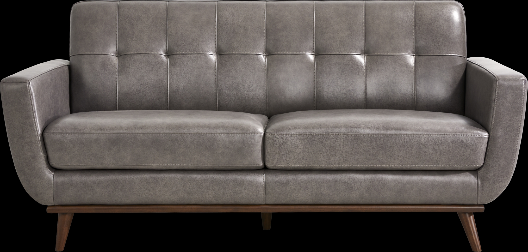 Greyson Gray Leather 7 Pc Living Room - Thumbnail - Image 6