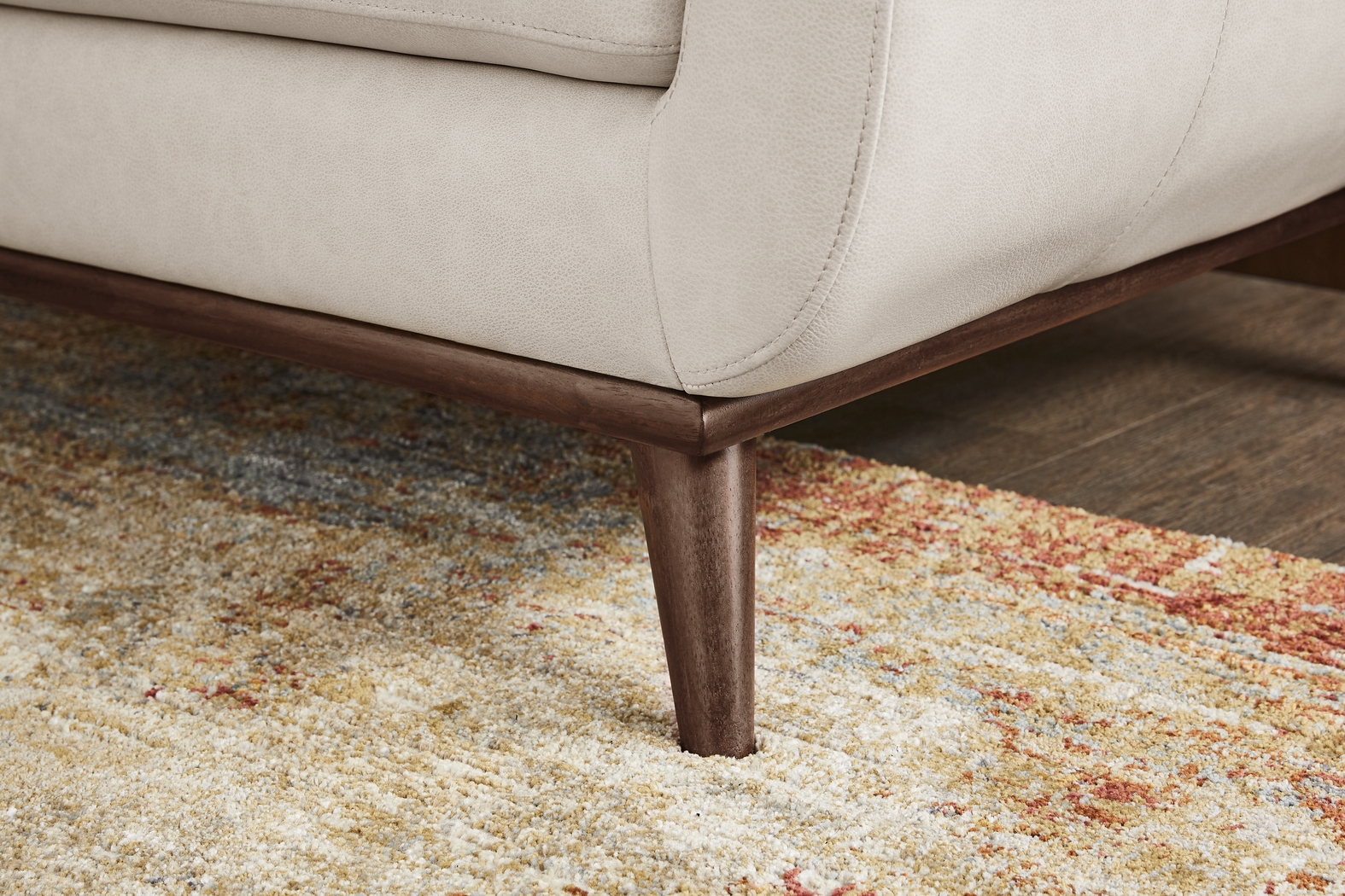 Greyson Ivory Leather 7 Pc Living Room - Thumbnail - Image 5