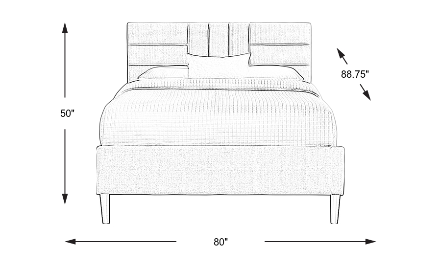 Dimension Image. Please refer to the Dimension Tab on this page for dimension details.