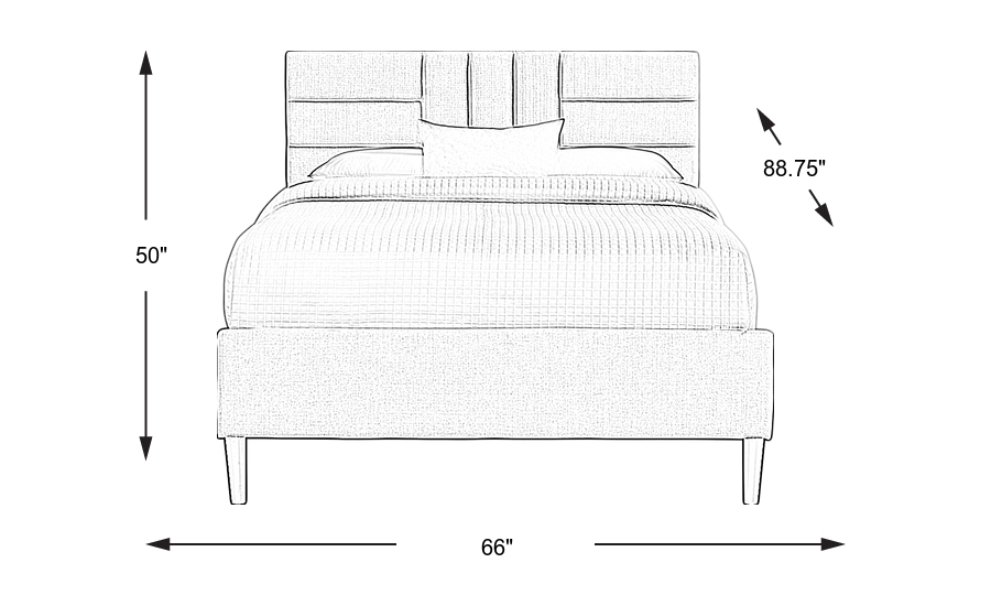 Dimension Image. Please refer to the Dimension Tab on this page for dimension details.