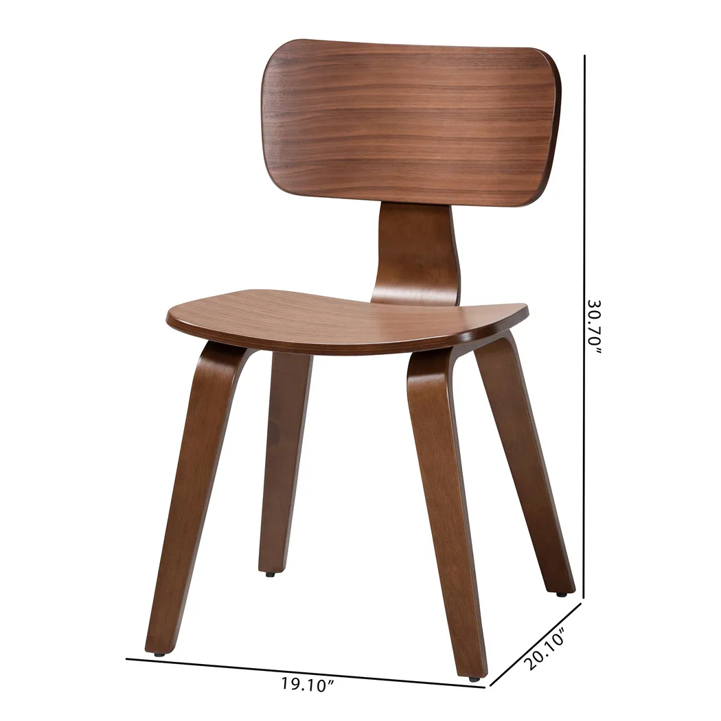 Griega Brown Side Chair, Set of 2 - Thumbnail - Image 8