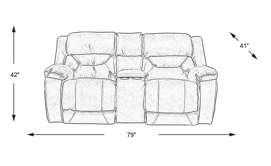 Dimension Image. Please refer to the Dimension Tab on this page for dimension details.