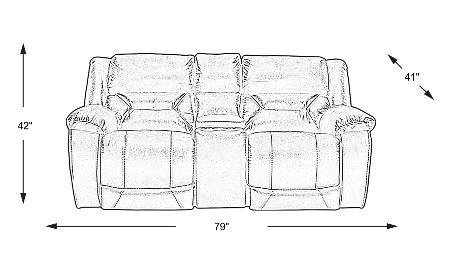 Dimension Image. Please refer to the Dimension Tab on this page for dimension details.