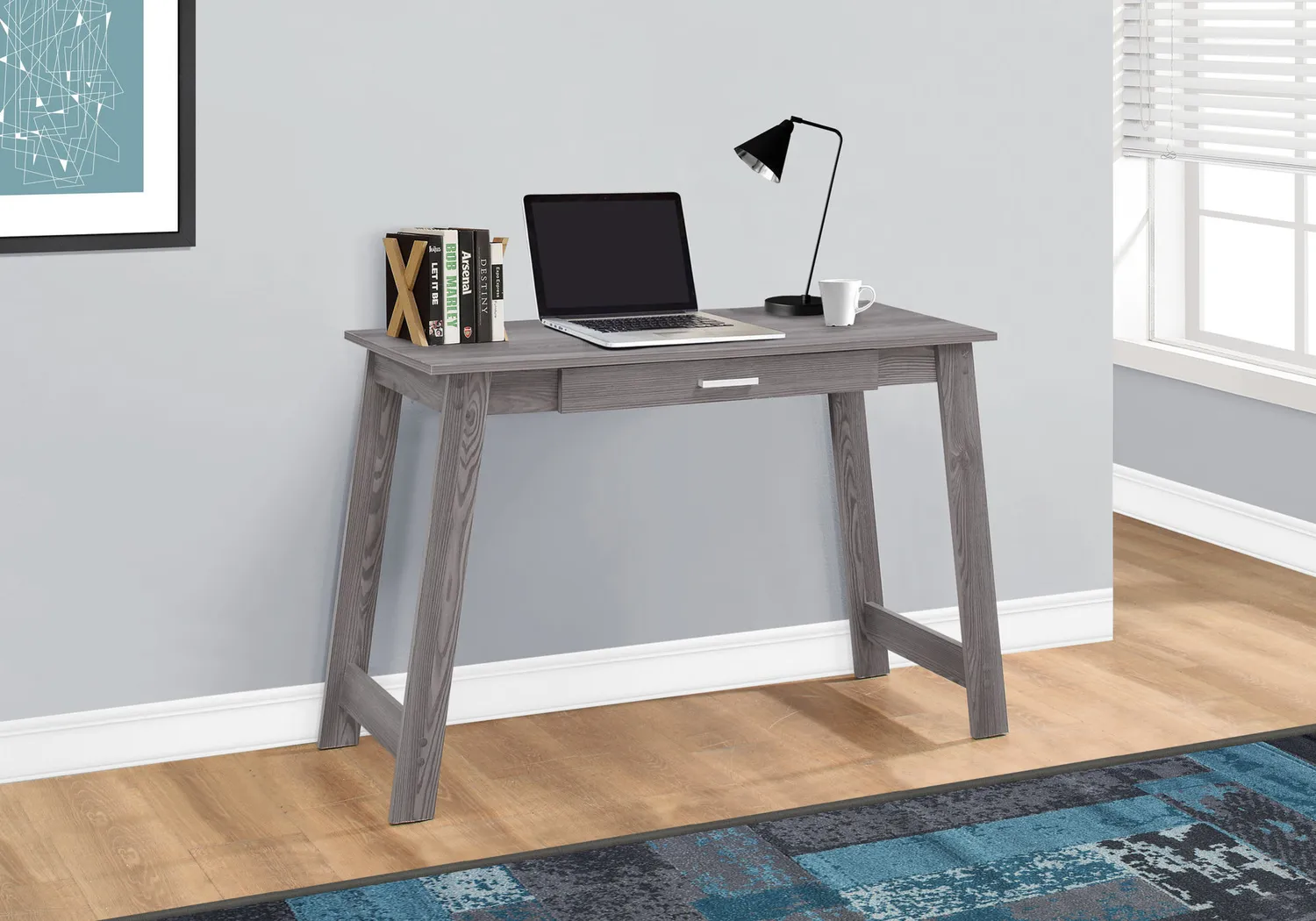 Griffingold Gray Desk - Thumbnail - Image 2