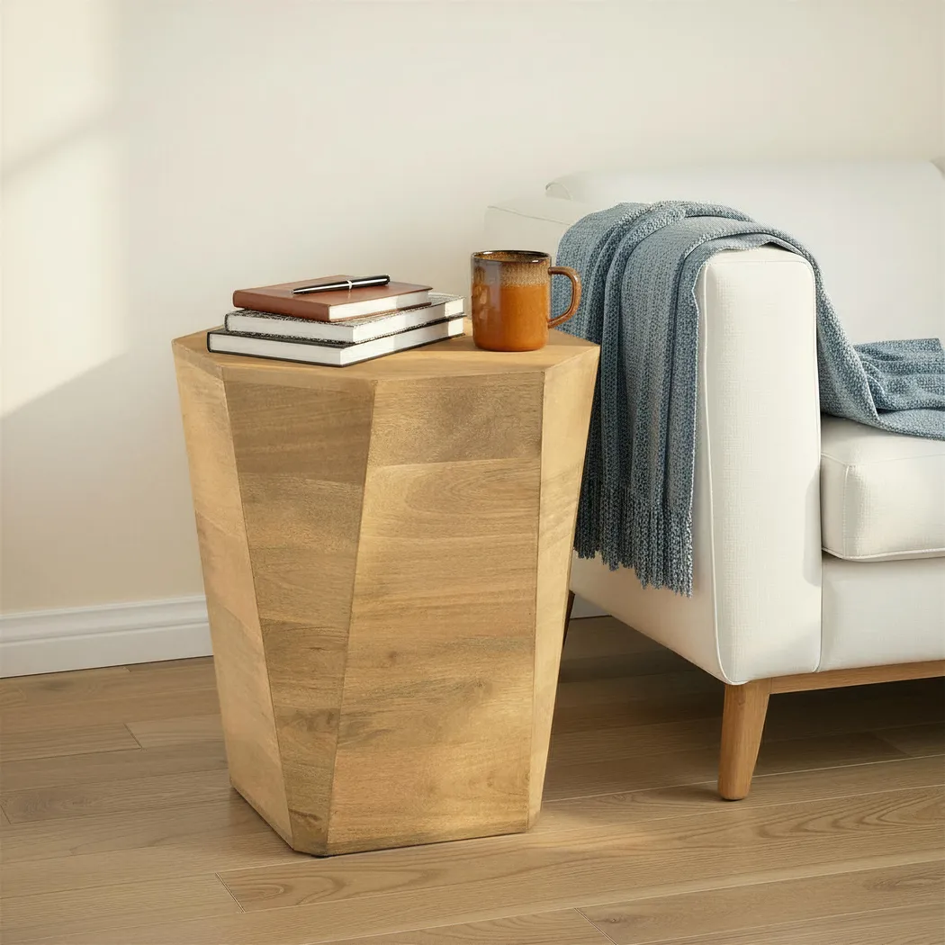 Grimsea Brown Accent Table - Thumbnail - Image 2