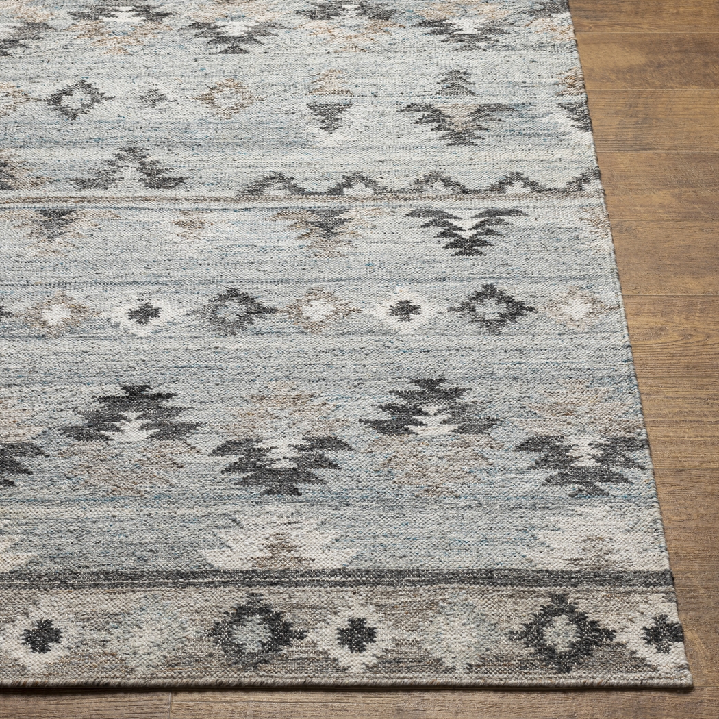 Griscom Blue 5' x 7'5 Rug - Thumbnail - Image 4